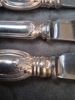 SILVER Bestick knivar kontrollstämplade 680gram