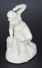 Okänd konstnär, 1800-tal, skulptur, parian, kvinna med orm (Cleopatra?), h 25 cm