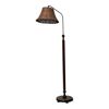Golvlampa, flätad skärm