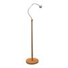 Golvlampa, funkisstil, 1930-40 tal, alm och metall