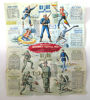 Actiondocka med tillbehör, "GI Joe", USA 1960-tal, höjd 29 cm