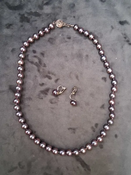 PÄRLCOLLIER, LÅS I STERLINGSILVER?