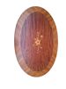 Lampbord, oval skiva