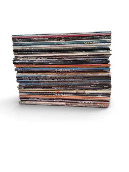 Parti LP-skivor, bl.a Rolling stones, Led zeppelin, Deep purple mm