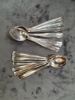 Kaffeskedar, silver, 12 st