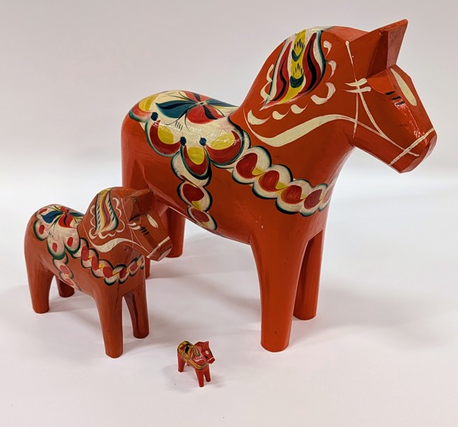 XXX Dalahästar 3 st 1900-talet senare hälft