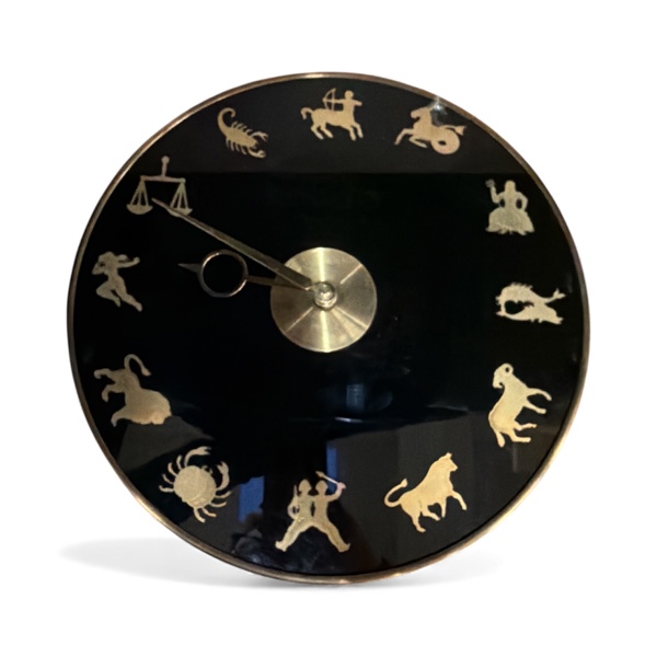 VÄGGKLOCKA med Zodiakerna elektrisk