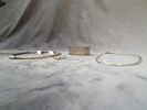 Parti silver, halsband, ring mm