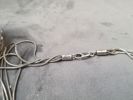 Parti silver, halsband, ring mm