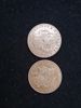 Mynt, 2 st, silver