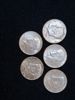 Mynt, 5 st, silver