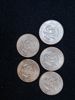 Mynt, 5 st, silver