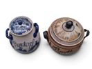 Krukor med lock, 2 st