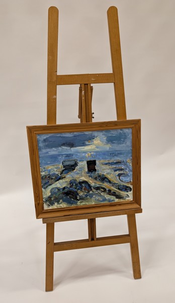 XXX Tavla Per Berger olja på pannå