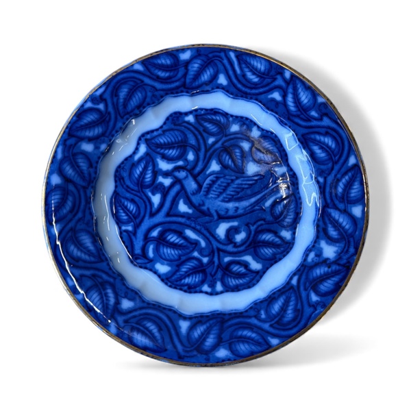 TALLRIKAR  6 st, "Fågel Blå" 