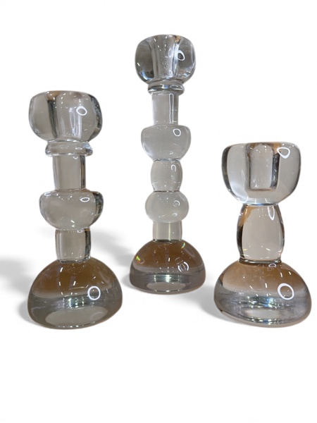 GLAS LJUSSTAKAR 3 st,  Christer Sjögren 