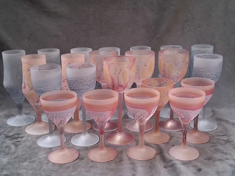 Vinglas mm, Rueven Nouveau art, Israel, 22 st