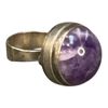 RING, Erik Granit Helsingfors, silver samt ametist
