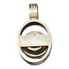 HÄNGE med infattad glassten, 925 sterlingsilver, vikt 4,85 g