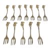 DESSERTGAFFLAR, 12 st, Rosen, 830s vikt 180 gram