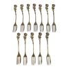 DESSERTGAFFLAR, 12 st, Rosen, 830s vikt 180 gram