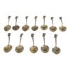 DESSERTSKEDAR 12 st, Rosen 830s vikt 239 gram