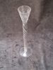 Snapsglas, glas med slipad dekor
