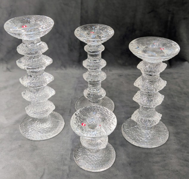 GLAS LJUSSTAKAR "festivo" 4 st,