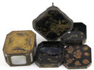 Skrin för rökelse, så kallad, Kogo, lackarbete, Japan, Meiji, sekelskiftet 1900,