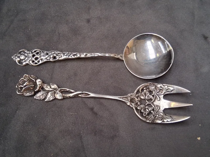 Bestick, 2 delar silver