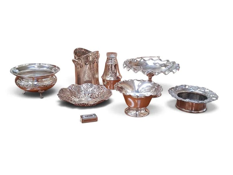 Parti nysilver, 8 delar