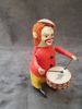 Mekanisk leksak, trummade clown, Schuco, Tyskland
