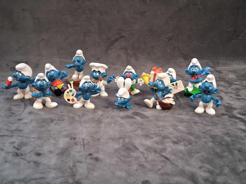 Parti smurfar, 12 st