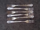 Dessertgafflar, 6 st, silver