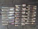 Matskedar, gafflar samt knivar,12+12+12 st, silver