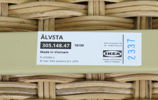 Chong, Willy för IKEA, stolar, 4 st, lackerat stål med handvävd rottingklädsel, Älvsta
