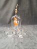Snapsflaska samt glas, 6 st