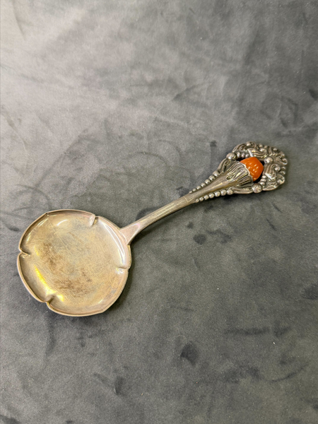 SILVERSKED Dansk med bärnsten