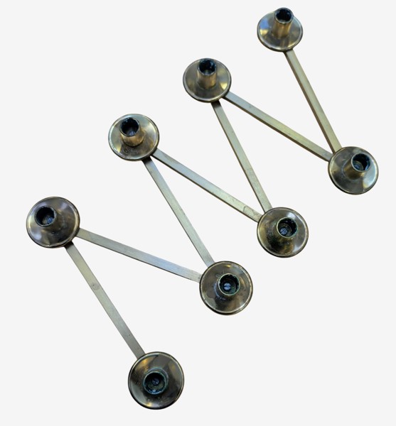 MARGARETASTAKE i mässing med ljus