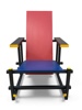STOL [reproduktion ] liknande Red & Blue Chair designad av Gerrit Rietvald