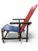 STOL [reproduktion ] liknande Red & Blue Chair designad av Gerrit Rietvald