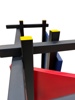 STOL [reproduktion ] liknande Red & Blue Chair designad av Gerrit Rietvald