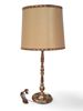 Bordslampa, mässing,