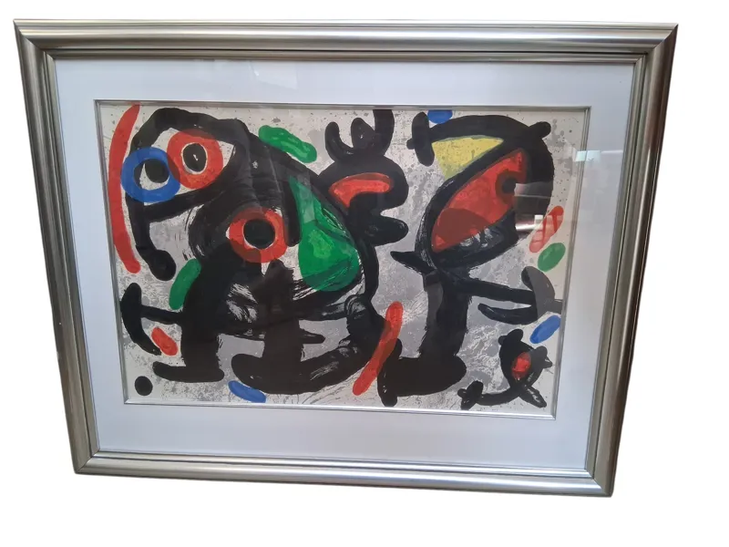 FÄRGLITOGRAFI, Joan Miro. efter
