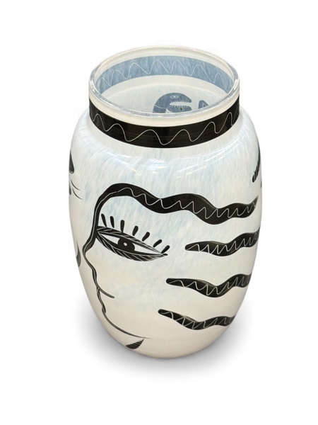 VAS Caramba designad av Ulrica Hydman Vallien för Kosta Boda