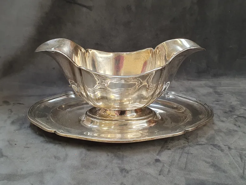 Såsskål, silver