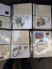 Samlarmynt, silver, ca 65 st, 4 album 1872gram