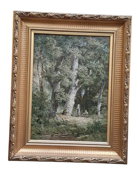 Tavla olja på duk ,Jan Wilhelm Borselen