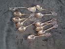 Parti silver, kaffeskedar