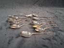 Parti silver, kaffeskedar